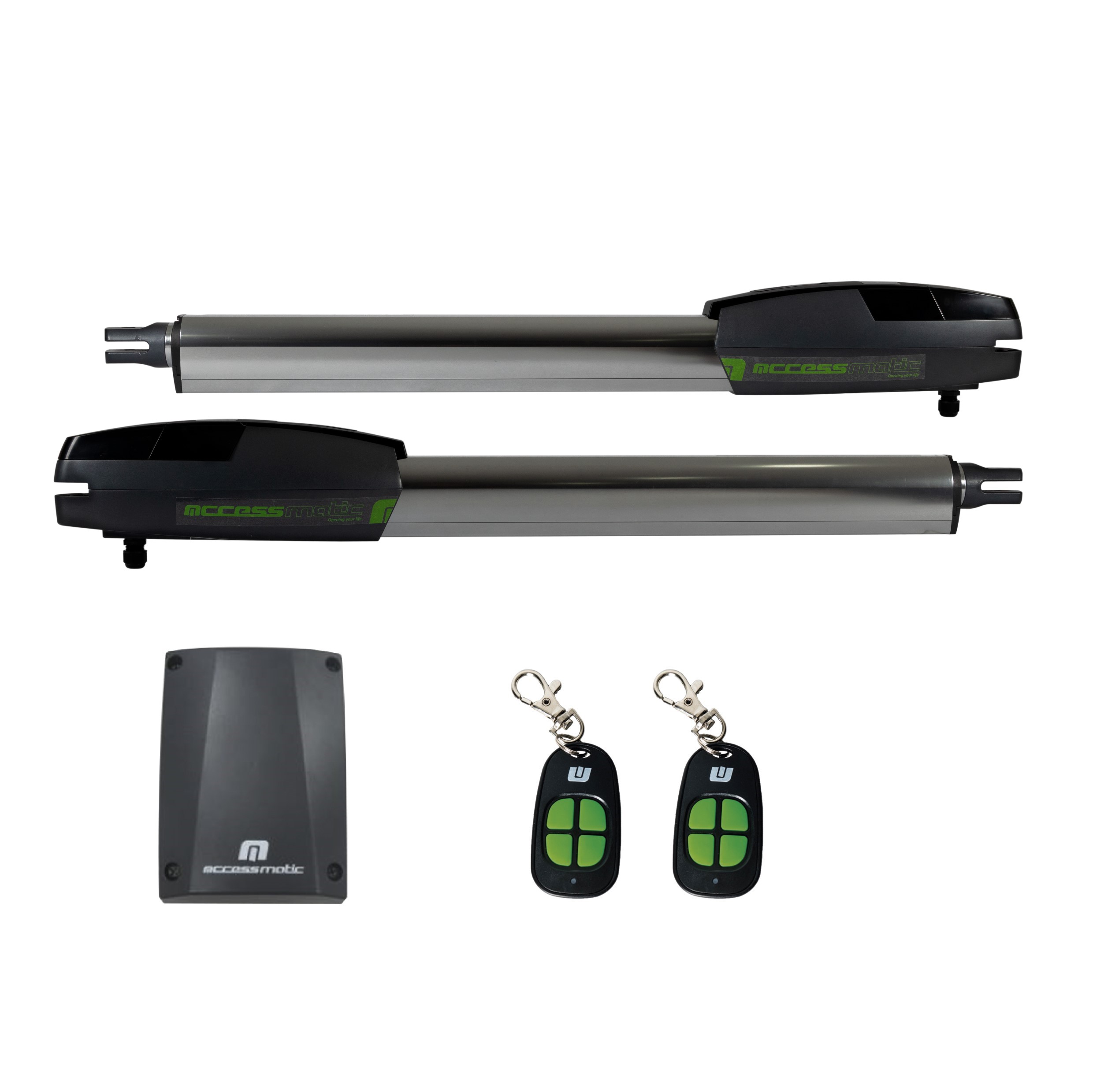 EAGLE500 Kit De 2 Brazos Para Puerta batientes hasta 550Kg o 6 metros de ancho FENIX600 - Imagen 1
