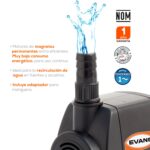 Bomba Sumergible Para Fuentes De Ornato Y Estanque De 12 W - Imagen 5