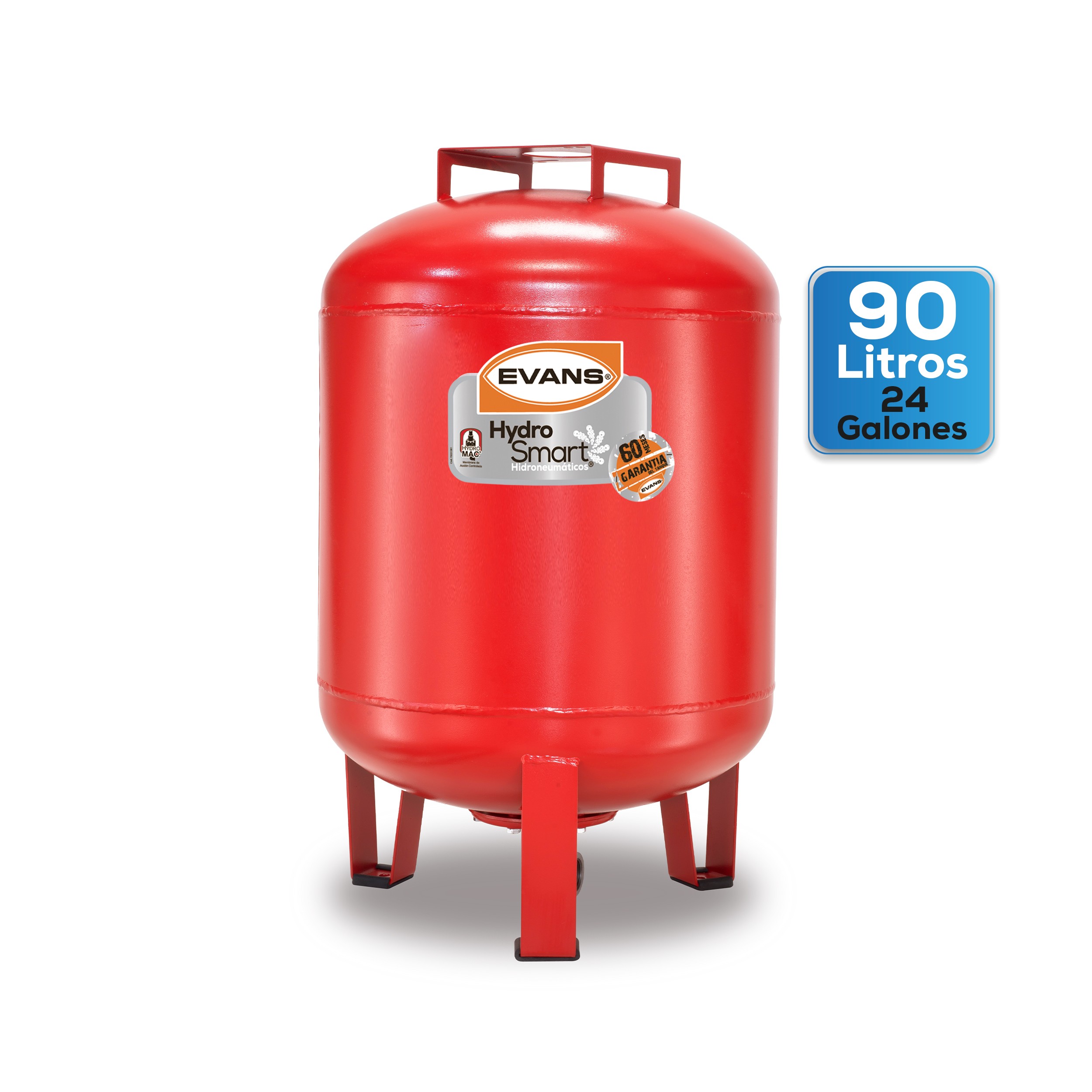 Hidroneumaticos_EVANS_EQTH_090VE_3L_34 Tanque Hidroneumatico Hydro-Mac ® de 90L vertical - Imagen 1