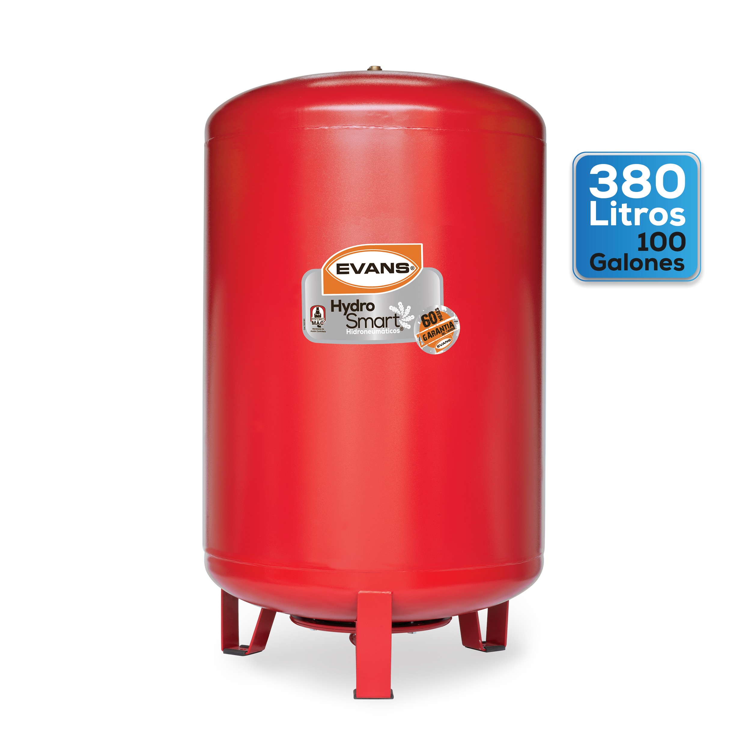 Hidroneumaticos_EVANS_EQTH_380VE_3L_15 Tanque Hidroneumatico Hydro-Mac ® de 380L vertical - Imagen 1