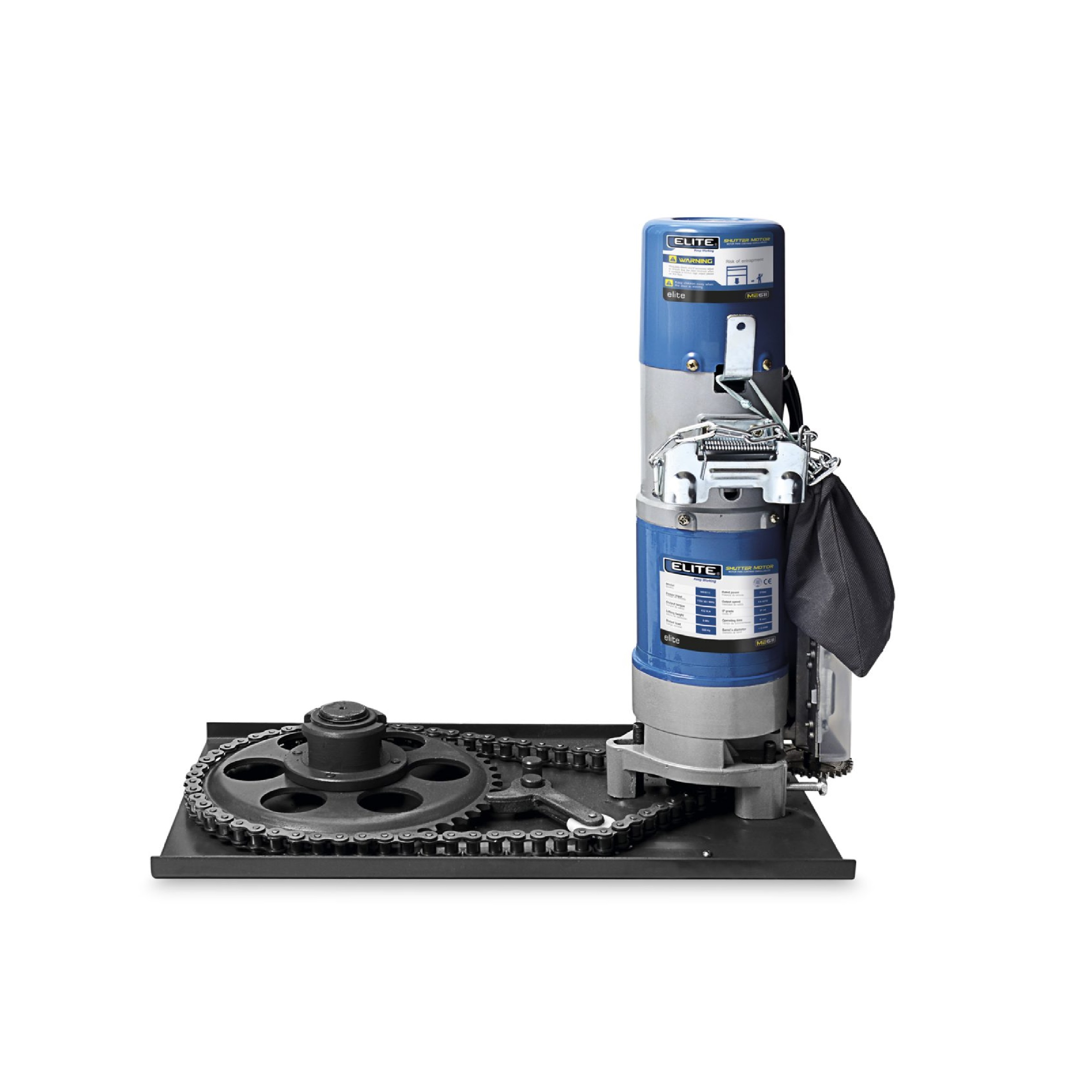 ME622 Motor lateral para cortinas enrollables de 600 Kg 110V + 2 controles remotos + Receptora - Imagen 1