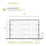 Puerta de garaje automática seccional a cuadros de 3,05 metros x 2,14 metros KCP400C - Imagen 6