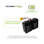 Kit De 2 Brazos Para Puerta batientes hasta 550Kg o 6 metros de ancho FENIX600 - Imagen 11