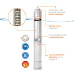 Bomba sumergible trifásica para pozo profundo 4", 8 GPM, descarga de 1.25", 1 HP. 220V SD408ME0100G - Imagen 2