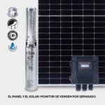 Bomba sumergible de 3 paneles Solares 3/4 Hp SOLAR075-55L - Imagen 4