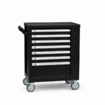 Gabinete o Caja Para Herramientas 7 Gavetas Negro Tipo Work Bench
